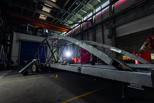 Montage Geh- und Radwegbrücke Montage Geh- und Radwegbrücke